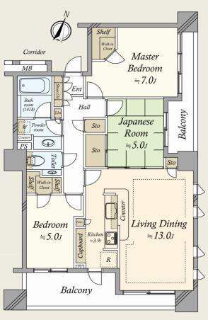 THE TOWER KOISHIKAWA間取り図