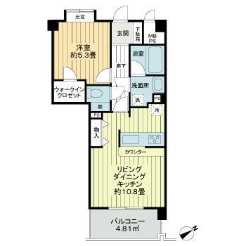 ボヌール目白台間取り図