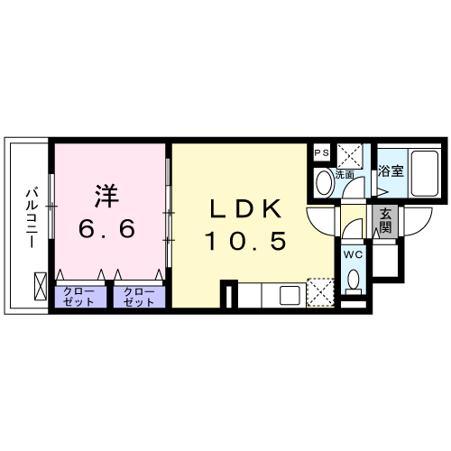 ウイステリア関口間取り図