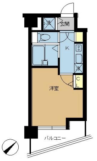 スカイコート後楽園第5間取り図