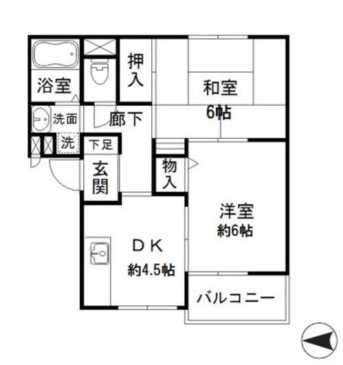 アビタシオンやよい間取り図