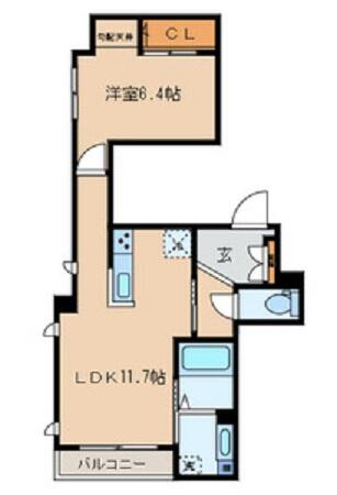 ボヌールヤマキチⅢ間取り図