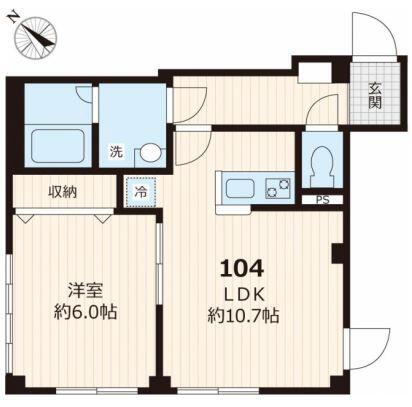 本駒込ウエスト間取り図