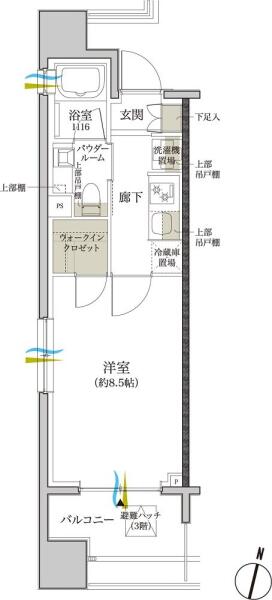 クレヴィア本郷春日ステーションフロント間取り図
