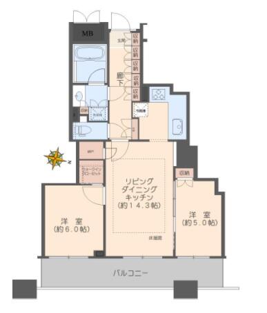 パークスクエア文京音羽間取り図