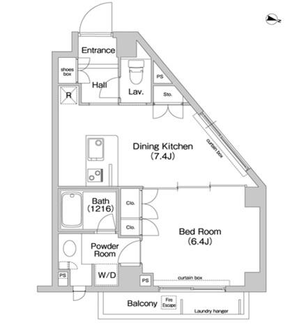 コンフォリア小石川間取り図