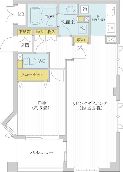 AZ小石川間取り図