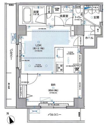 オープンレジデンシア本駒込間取り図