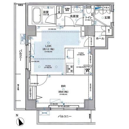 オープンレジデンシア本駒込 303号室 間取り図