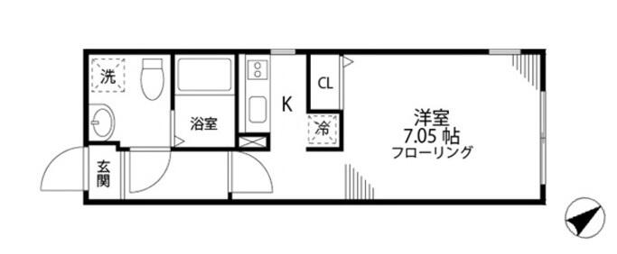 MODULOR茗荷谷間取り図