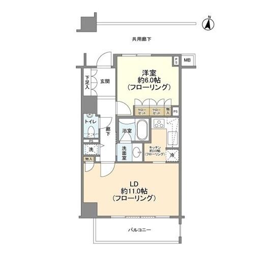 アトラス江戸川アパートメント間取り図