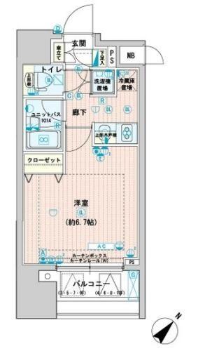 メインステージ文京春日間取り図