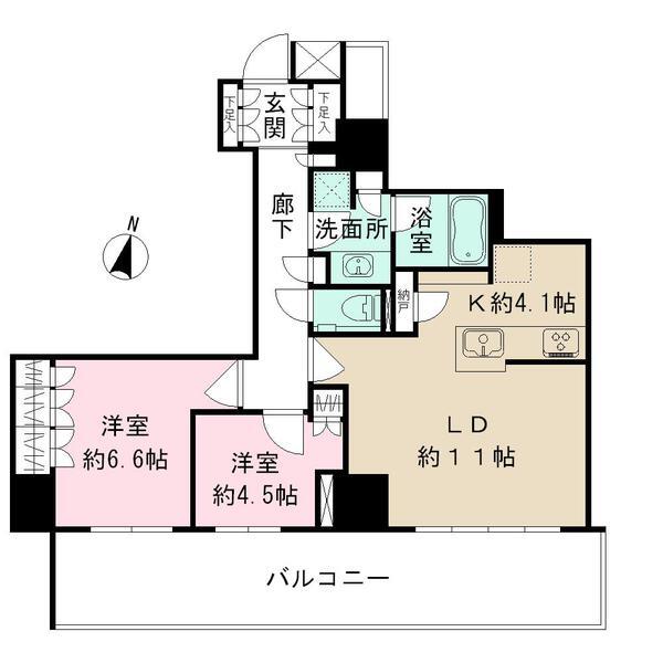 プラウド本郷ヒルトップ間取り図