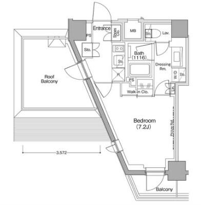 ザ・パークハビオ小石川間取り図