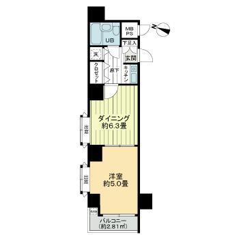 ライオンズプラザ白山間取り図