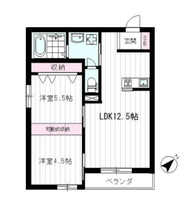 コリーヌミキ間取り図