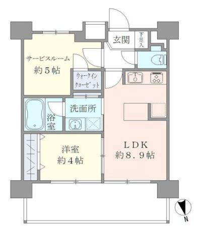 CASA EST CORTA間取り図