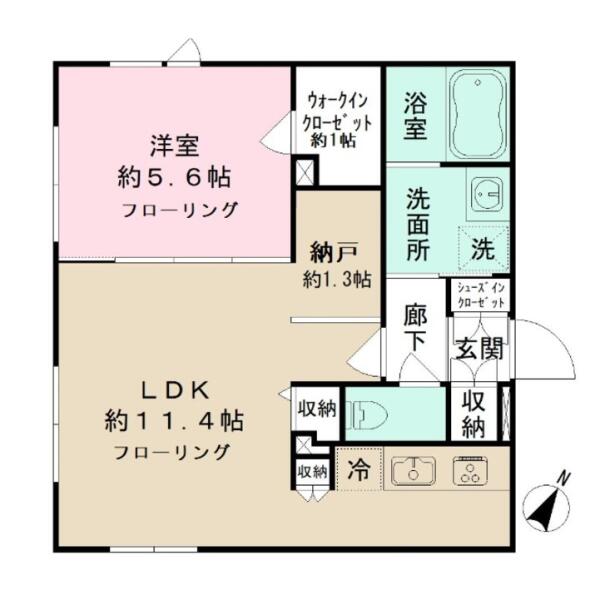 エスタジオ本駒込 402号室 間取り図