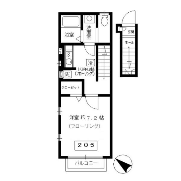 白山ヒルズ間取り図