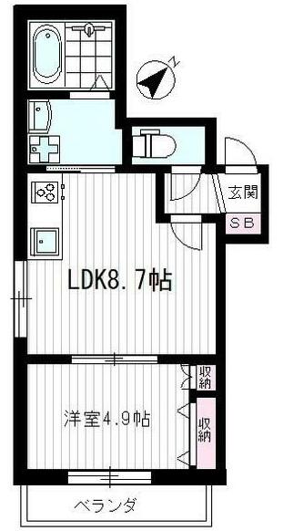 コリーヌミキ間取り図