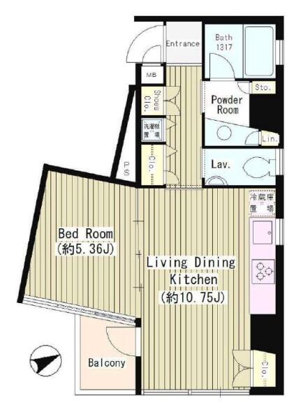 ヒルクレスト御茶ノ水 403号室 間取り図