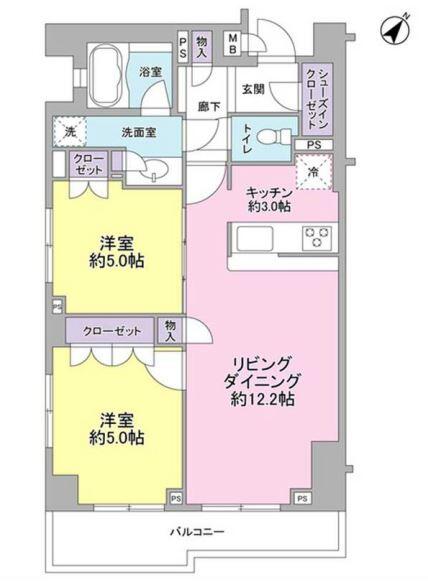 サンピエス根津間取り図