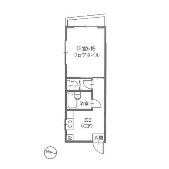 ビラアクトレス間取り図