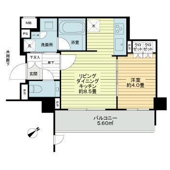 サンクタス文京大塚　ボゥテラス間取り図