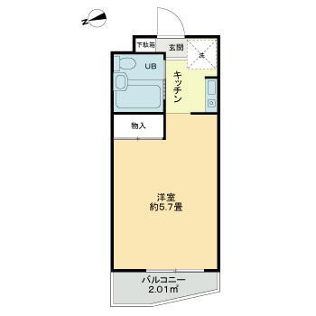 スカイコート後楽園第3間取り図