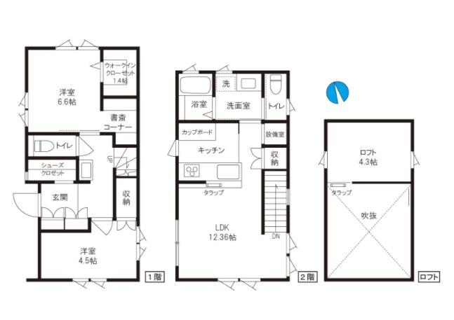 小日向3丁目の家間取り図