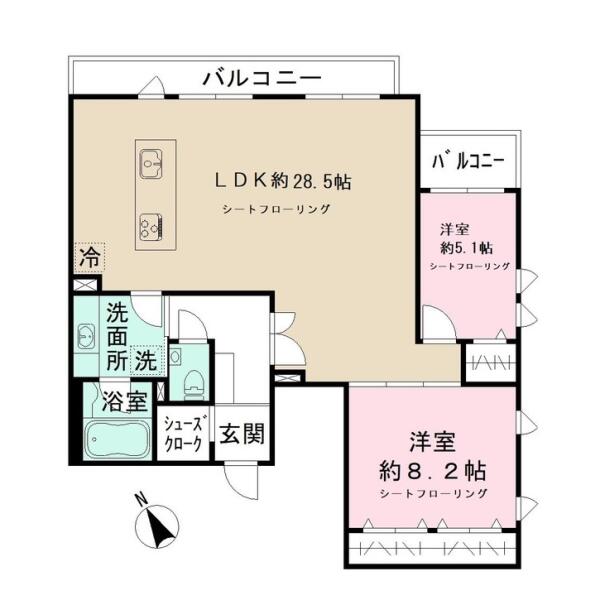 アギー弥生間取り図