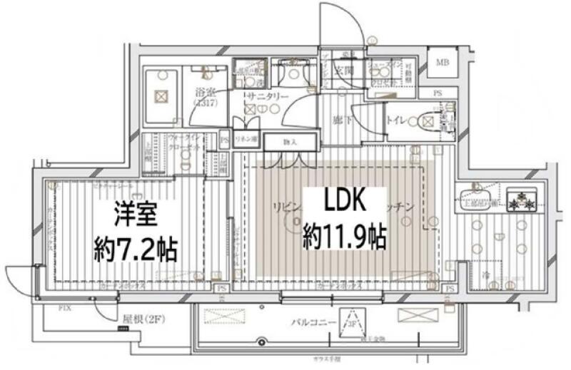 REGALIZ文京大塚（レガリス文京大塚） 310号室 間取り図