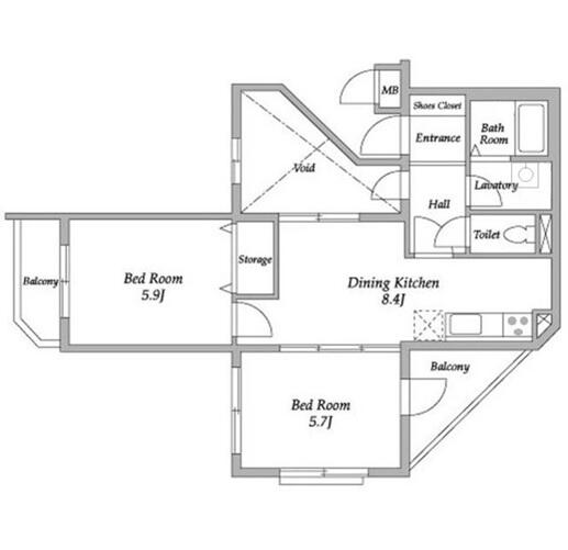 本駒込メゾン・モンブラン間取り図