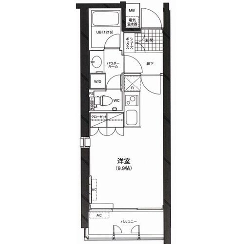 カーサ・デル・ソル小石川間取り図