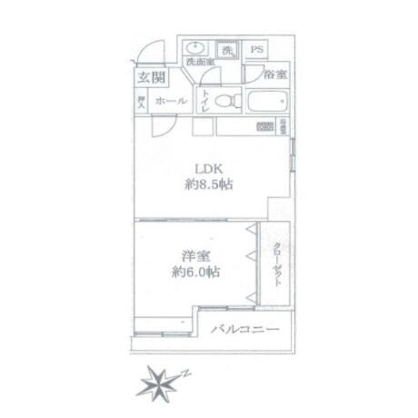 プチモンドお茶の水間取り図