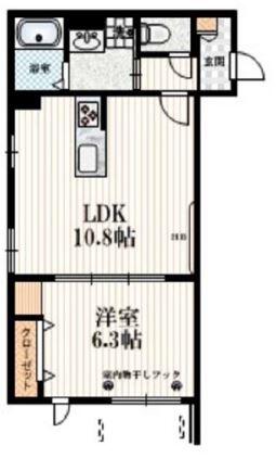 （仮称）白山4丁目メゾン間取り図