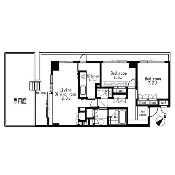 ドゥーエ千石間取り図