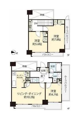 セレナハイム小石川西館間取り図