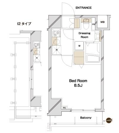 ガリシアグランデ江戸川橋間取り図
