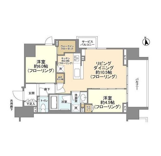 シティハウス文京湯島間取り図