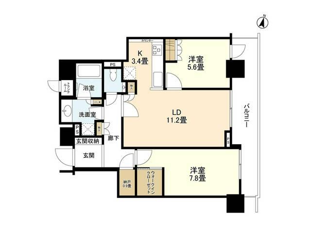 ザ・ライオンズ上野の森間取り図