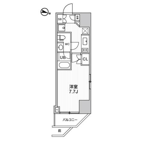 シーズンフラッツ文京東大前間取り図