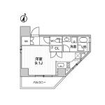 シーズンフラッツ文京東大前 間取り図