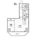 シーズンフラッツ文京東大前 間取り図