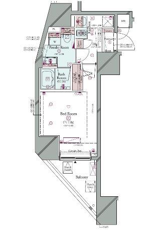 コンシェリア後楽園HILLTOP SQUARE間取り図