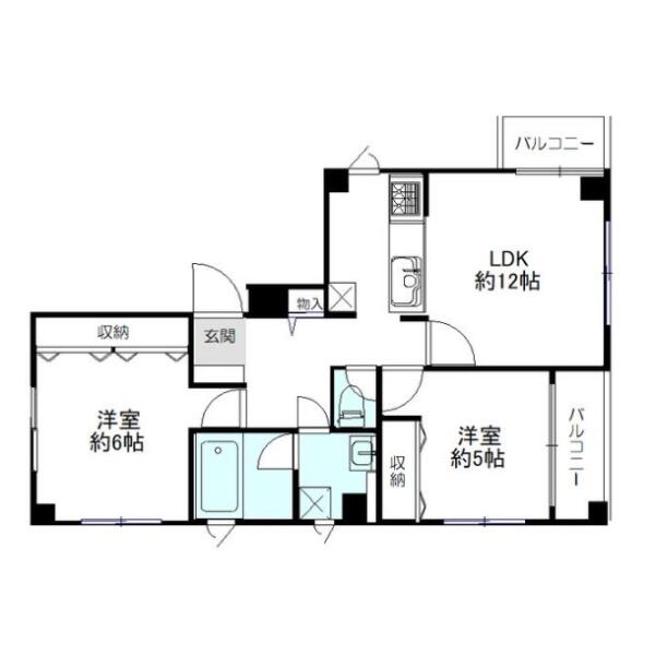 House-K（ハウス・ケー） 201号室 間取り図