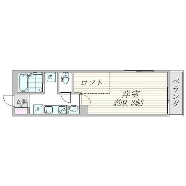 フェリーチェ東大前間取り図