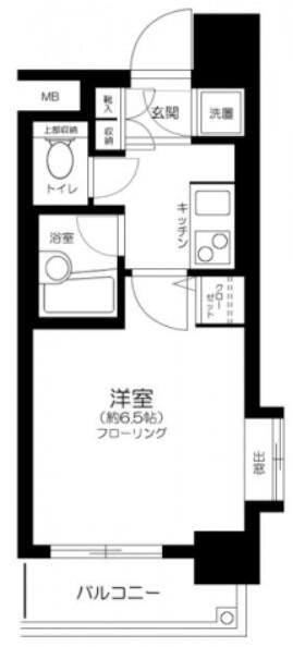 パレステュディオ文京南 901号室 間取り図
