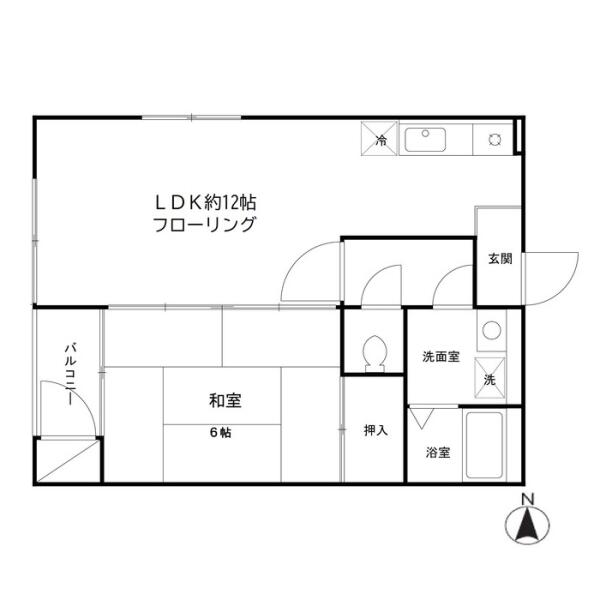 サングレイス関口間取り図