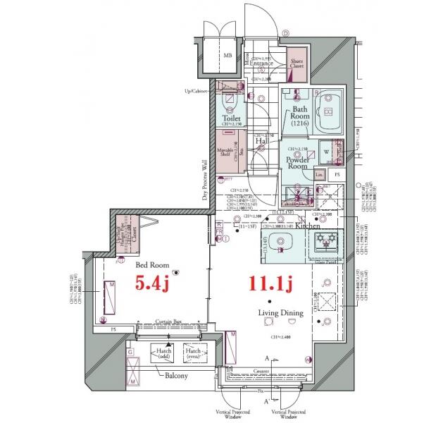 コンシェリア後楽園HILLTOP SQUARE間取り図